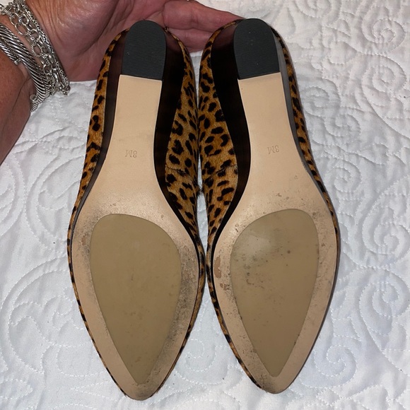 Talbots size 8M Laney wedges calf hair - Picture 8 of 17